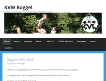 Tablet Screenshot of kvwroggel.nl